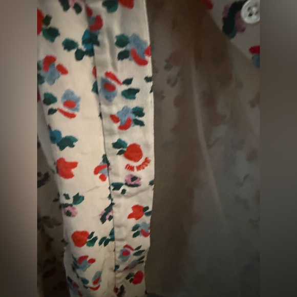 Jason Wu Floral Tie Neck Shirt Dress size 4 - Picture 4 of 5